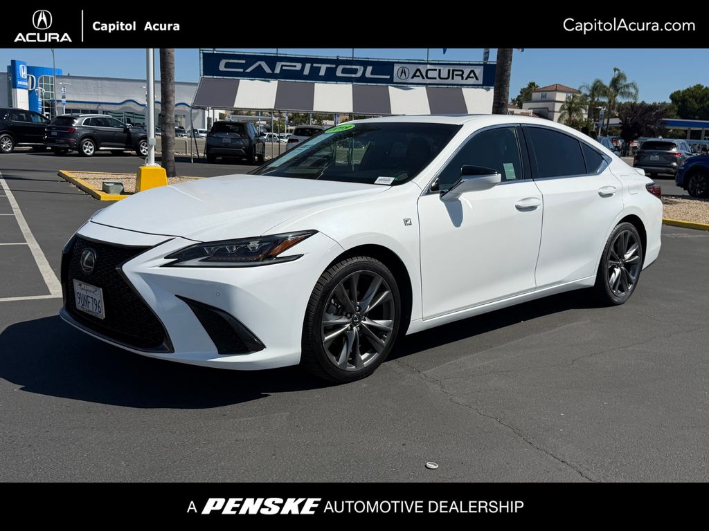 Ultra White 2019 Lexus ES Sedan Front-Wheel Drive 8-Speed Automatic