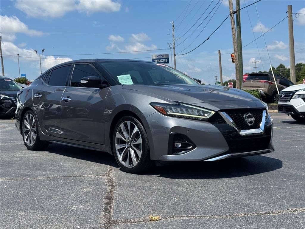 Gray (Gun Metallic) 2023 Nissan Maxima Sedan Front-Wheel Drive Continuously Variable Transmission