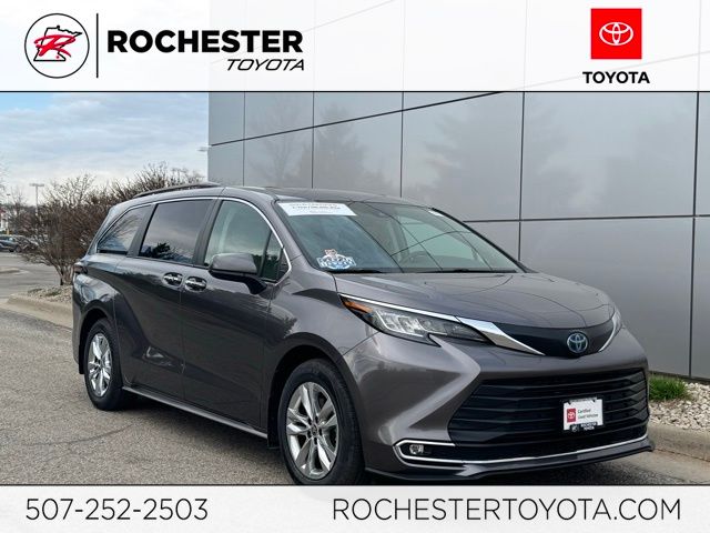 Predawn Gray Mica 2023 Toyota Sienna XLE 7-Passenger FWD Minivan Front-Wheel Drive Continuously Variable Transmission