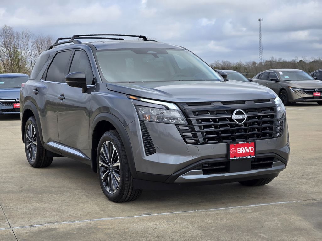 2026 Nissan Pathfinder Platinum Gray at Bravo Nissan