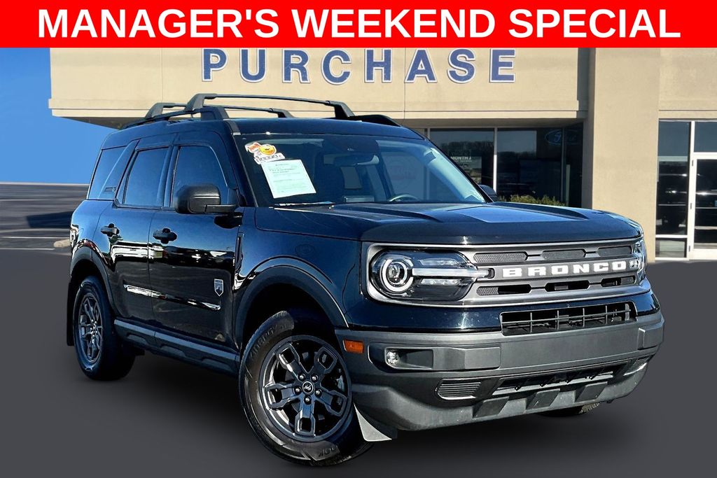 Shadow Black 2021 Ford Bronco Sport SUV / Crossover All-Wheel Drive 8-Speed Automatic