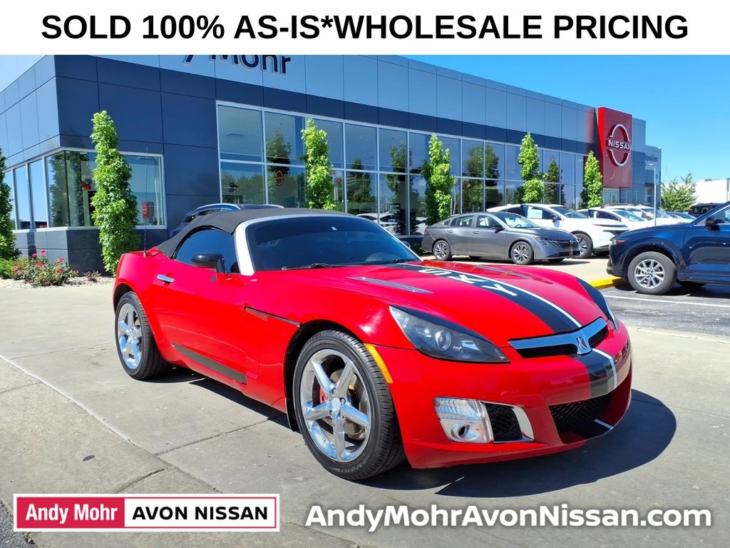 Chili Pepper Red 2008 Saturn Sky Convertible Rear-Wheel Drive 5-Speed Automatic