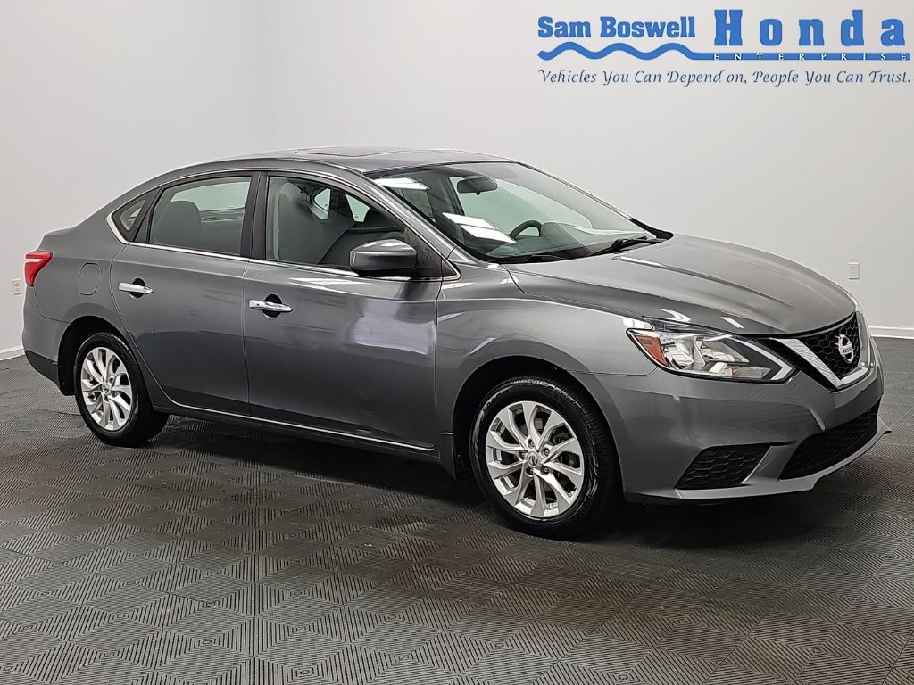Gray (Gun Metallic) 2017 Nissan Sentra SV Sedan Front-Wheel Drive Continuously Variable Transmission