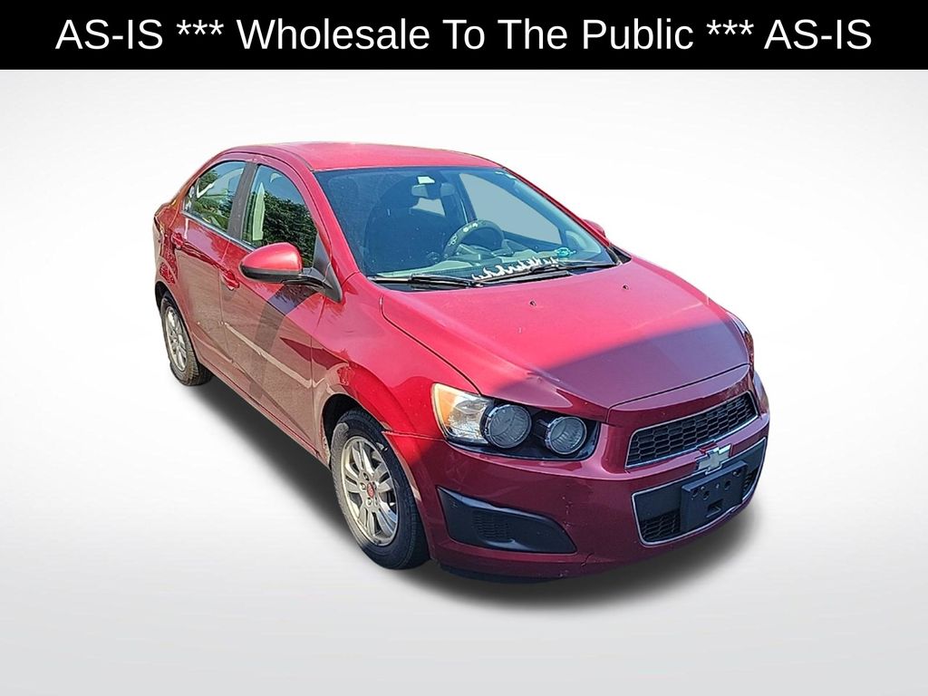 Crystal Red Tintcoat 2014 Chevrolet Sonic Sedan Front-Wheel Drive 6-Speed Automatic