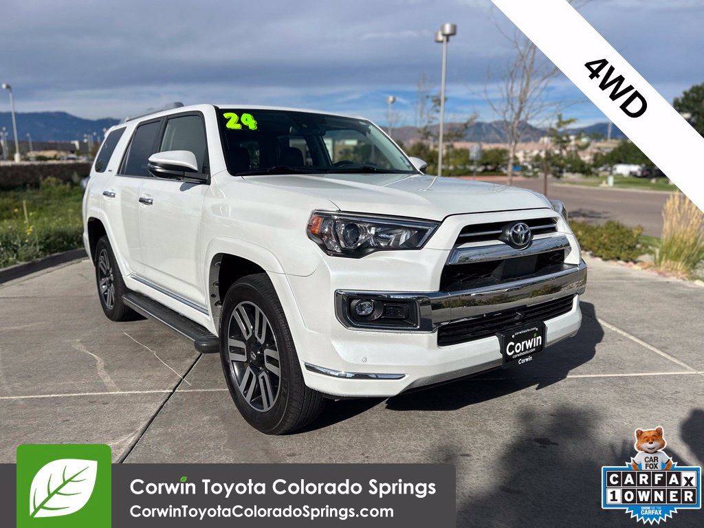 White (Wind Chill Pearl) 2024 Toyota 4Runner SUV / Crossover All-Wheel Drive 5-Speed Automatic