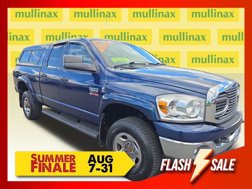 Patriot Blue Pearlcoat 2007 Dodge RAM 2500 Pickup Truck Four-Wheel Drive 4-Speed Automatic