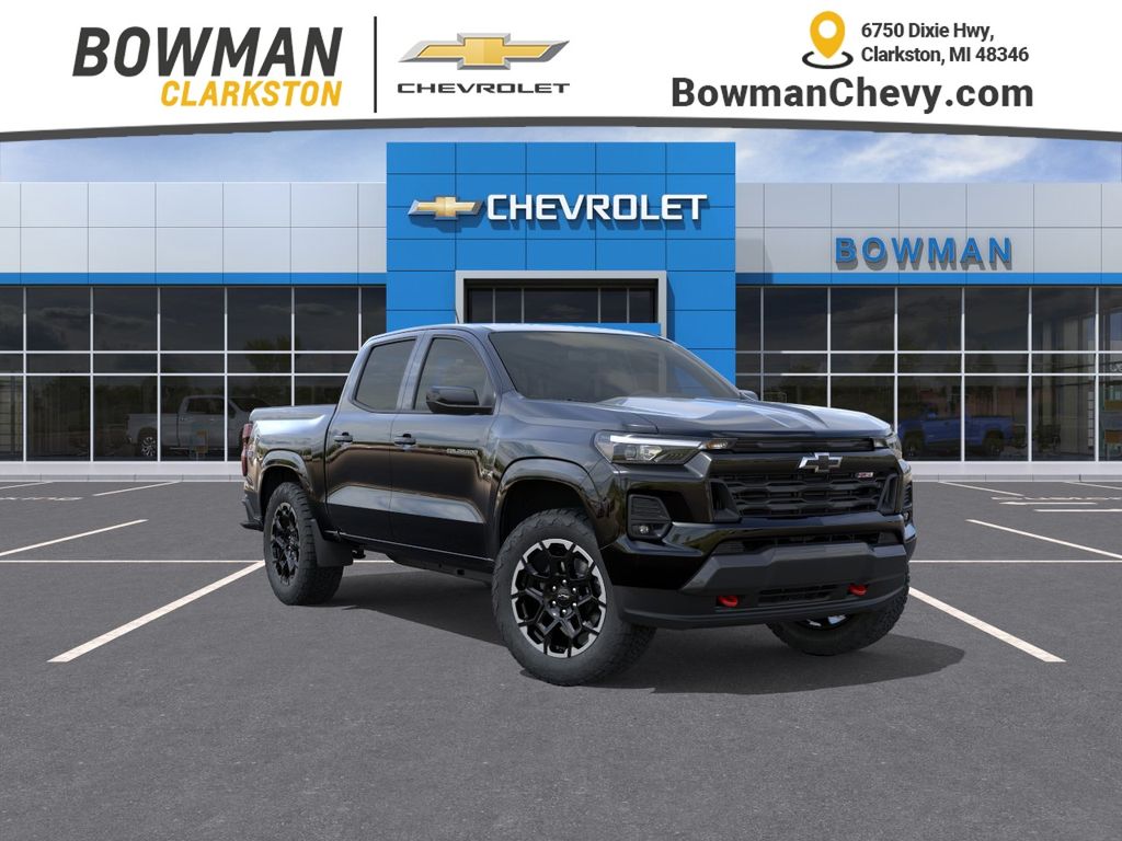 Black 2026 Chevrolet Colorado Pickup Truck Four-Wheel Drive 8-Speed Automatic