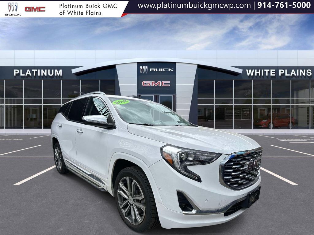 Summit White 2018 GMC Terrain Denali AWD SUV / Crossover Four-Wheel Drive 9-Speed Automatic