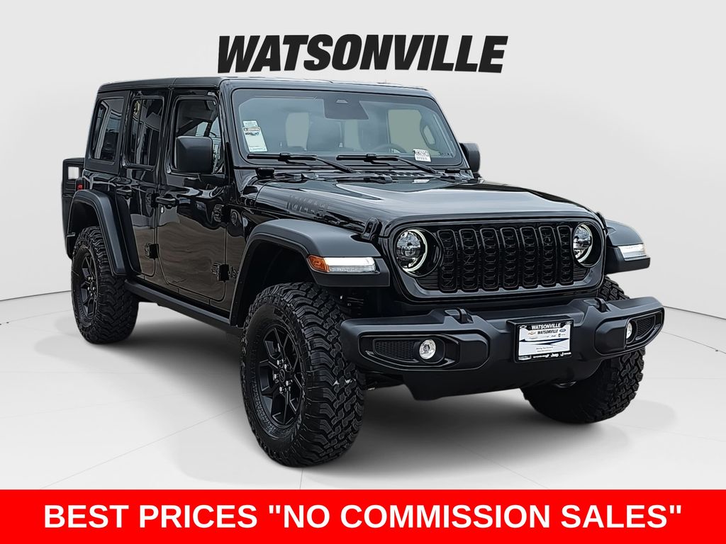 Black Clearcoat 2026 Jeep Wrangler SUV / Crossover Four-Wheel Drive 8-Speed Automatic