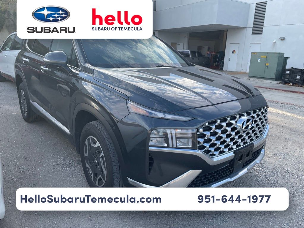 Portofino Gray 2023 Hyundai Santa Fe Hybrid SUV / Crossover All-Wheel Drive 6-Speed Automatic