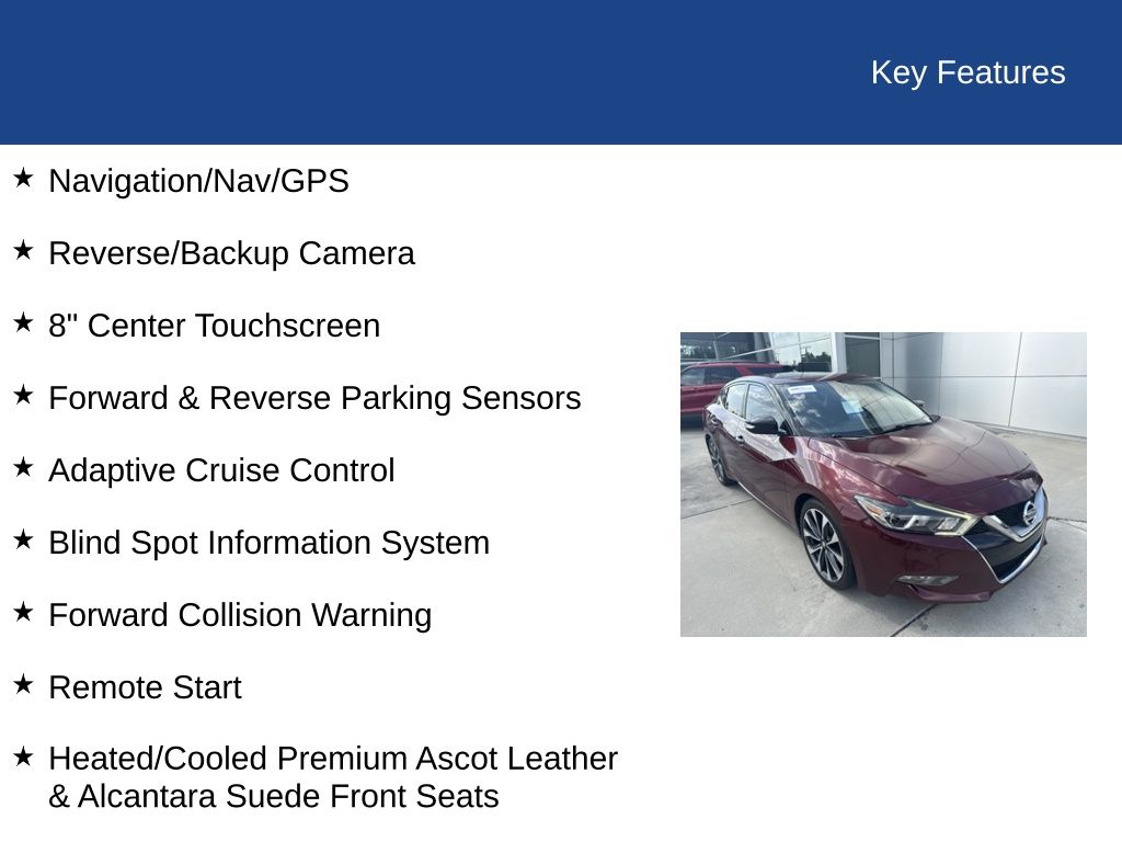 2017 Nissan Maxima 3.5 SR