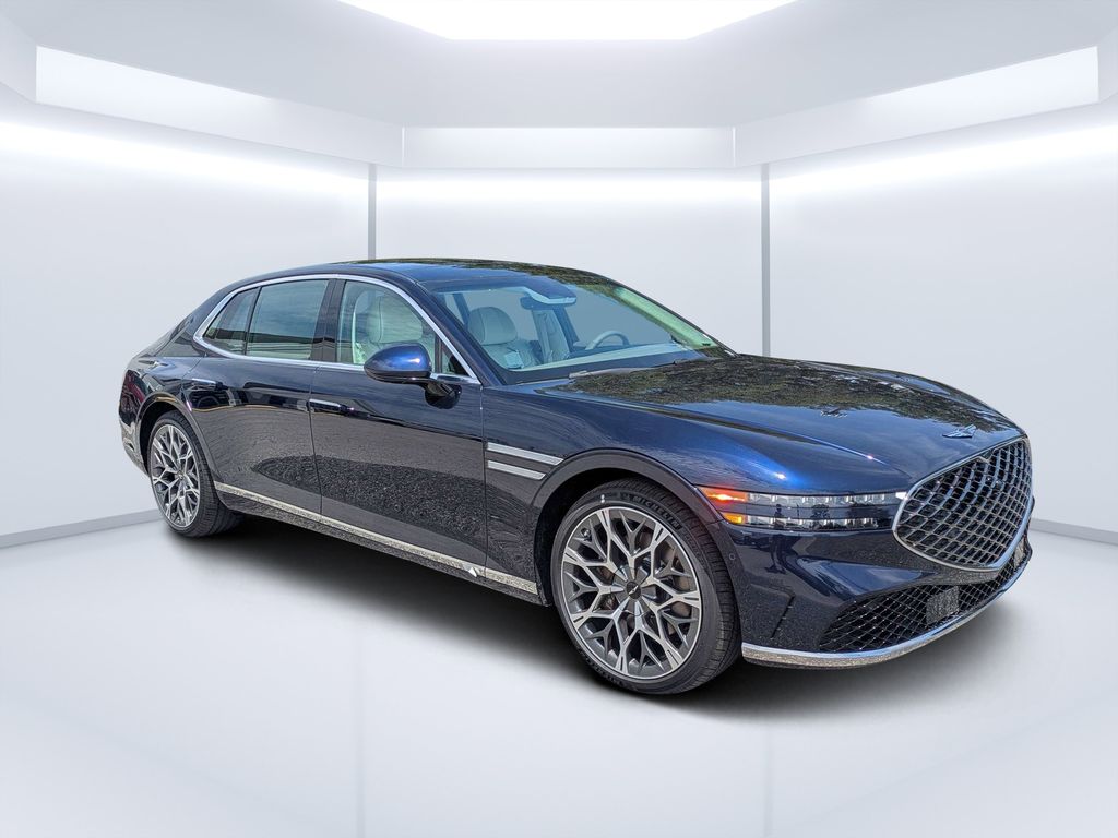 Capri Blue 2026 Genesis G90 3.5T e-Supercharger AWD Sedan All-Wheel Drive 8-Speed Automatic