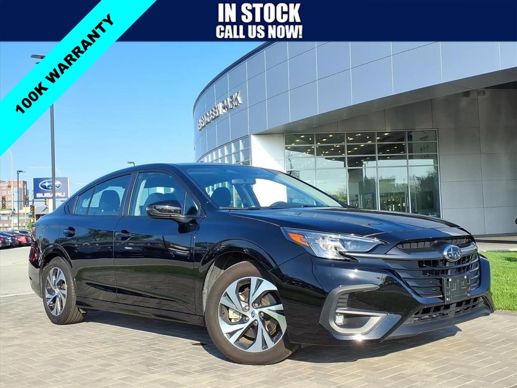 Crystal Black Silica 2025 Subaru Legacy Premium AWD Sedan All-Wheel Drive Continuously Variable Transmission