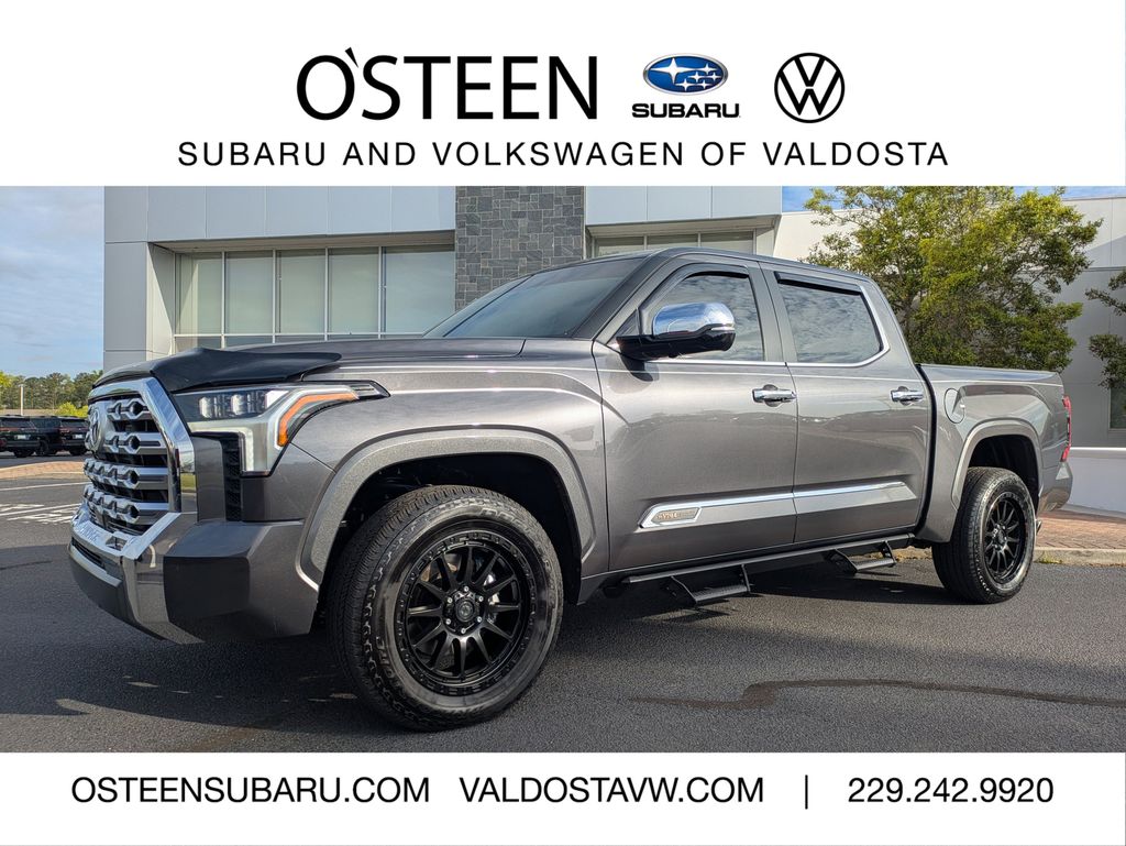 Magnetic Gray Metallic 2025 Toyota Tundra 1794 Edition CrewMax Cab 4WD Pickup Truck Four-Wheel Drive Automatic