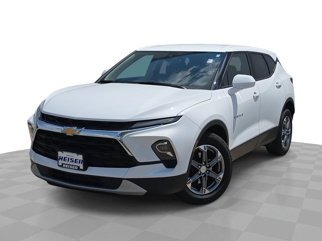 Summit White 2024 Chevrolet Blazer SUV / Crossover All-Wheel Drive 9-Speed Automatic Overdrive