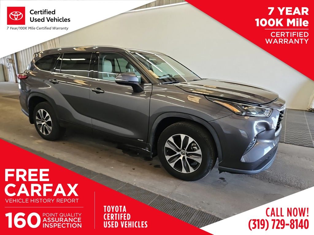 2022 Toyota Highlander Hybrid XLE AWD