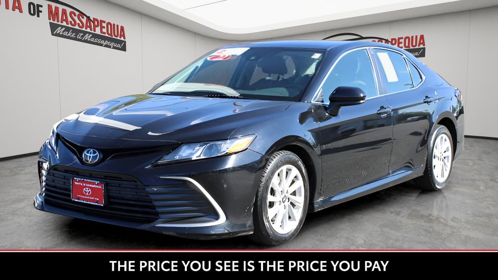 Midnight Black Metallic 2022 Toyota Camry Sedan All-Wheel Drive 8-Speed Automatic