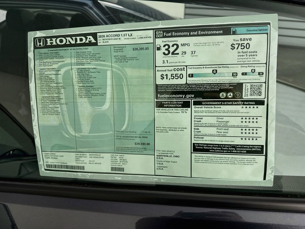 Thumbnail: 2026 Honda Accord - 9