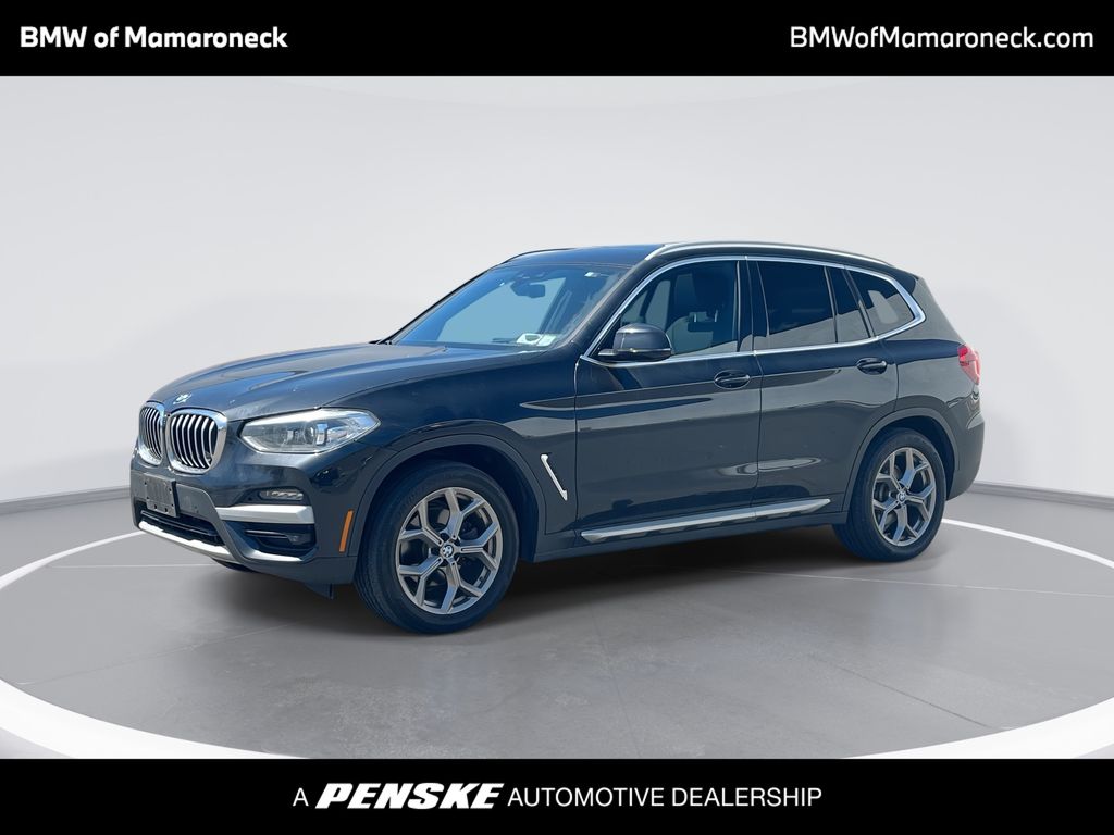 Black Sapphire Metallic 2021 BMW X3 xDrive30i AWD SUV / Crossover All-Wheel Drive Automatic