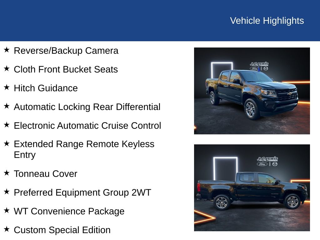 2021 Chevrolet Colorado Work Truck