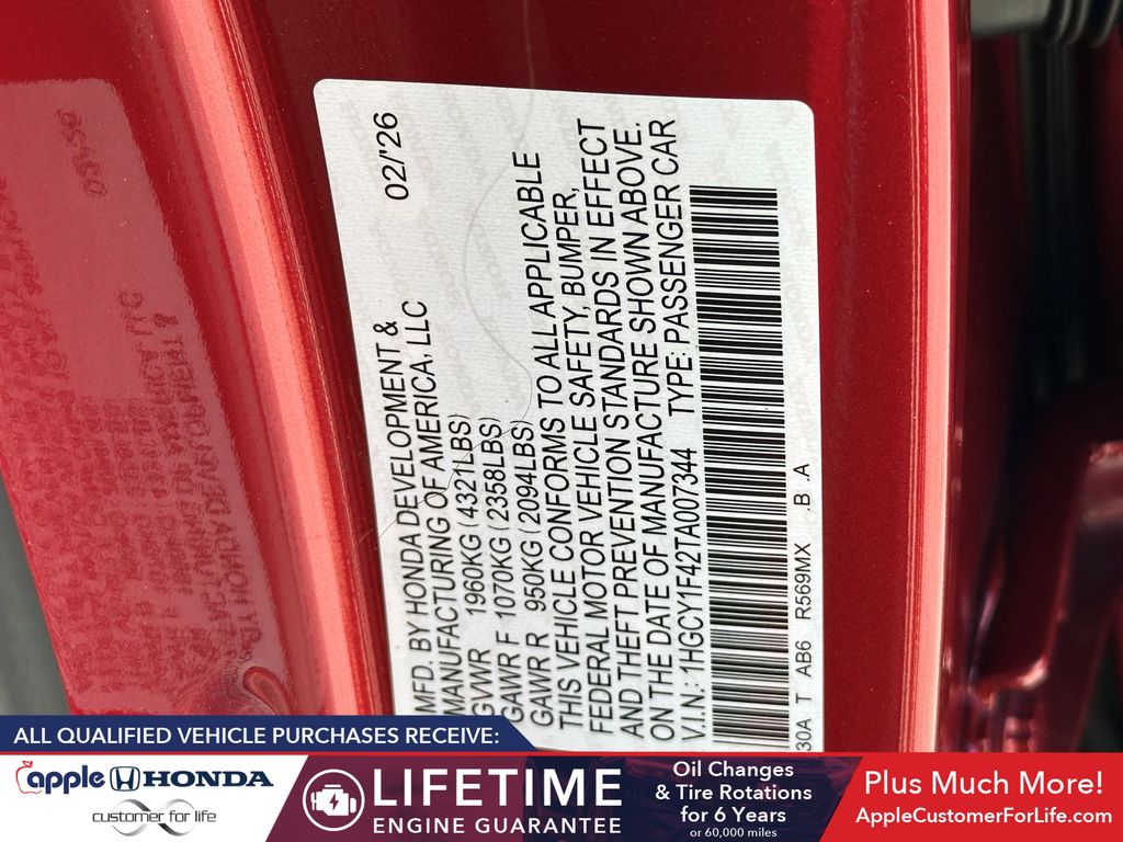 2026 Honda Accord Sedan SE