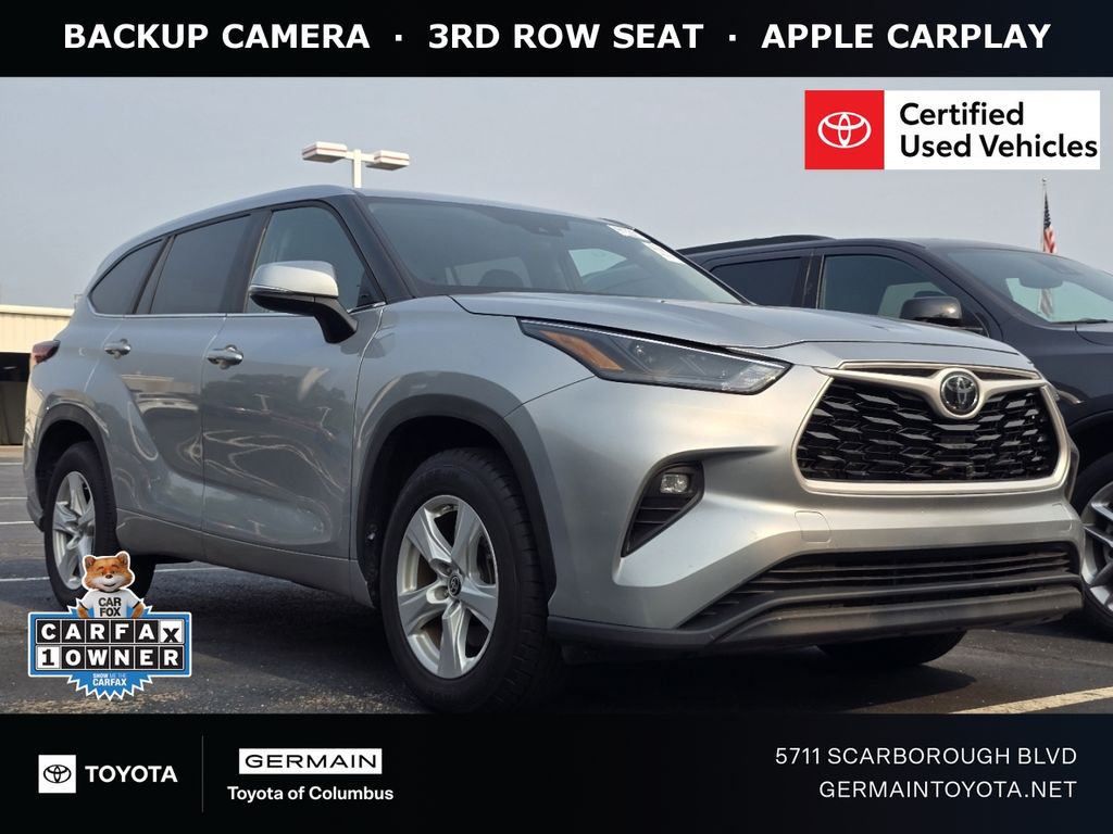 Celestial Silver Metallic 2025 Toyota Highlander SUV / Crossover Front-Wheel Drive 8-Speed Automatic