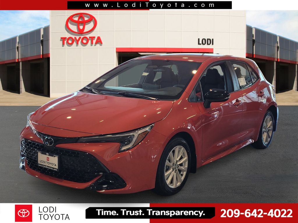 Inferno Red 2026 Toyota Corolla Hatchback Hatchback Front-Wheel Drive Continuously Variable Transmission