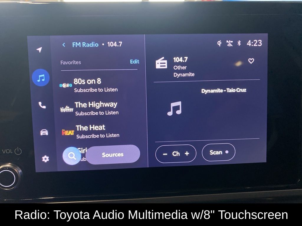 Used 2025 White Toyota SE image 2