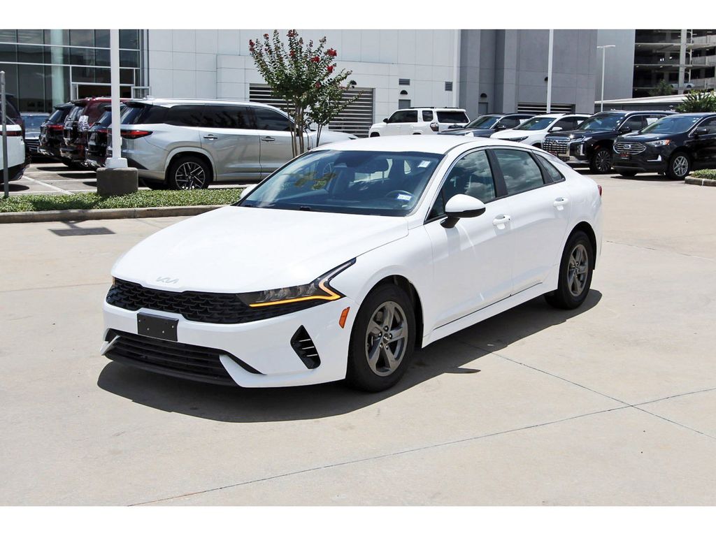 2023 Kia K5 LXS White at DeMontrond Auto Country