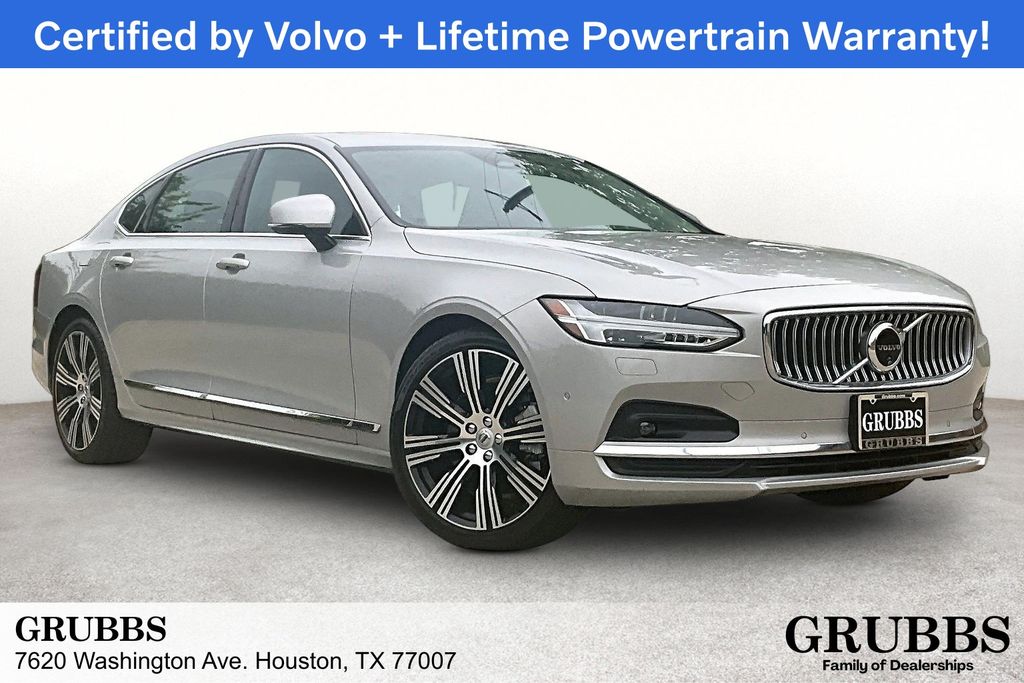 Silver 2025 Volvo S90 Sedan All-Wheel Drive Automatic