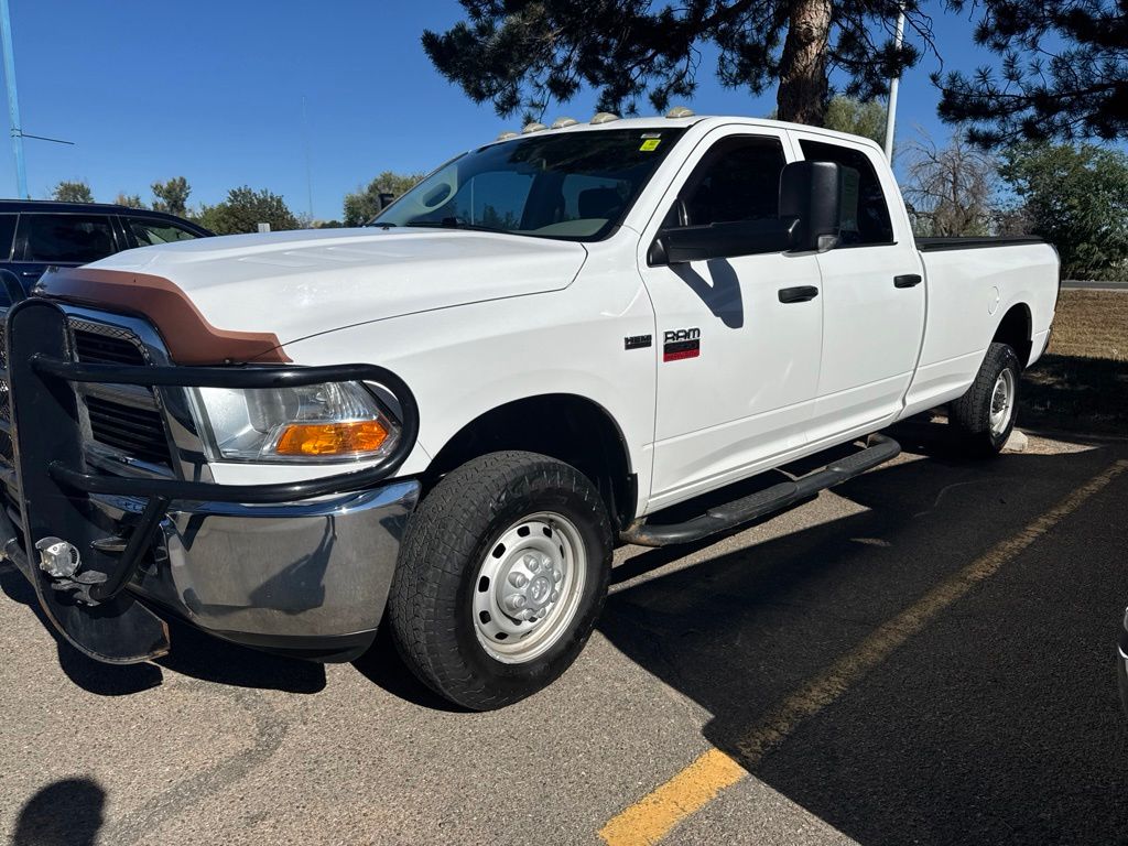 Bright White Clearcoat 2012 RAM 2500 Pickup Truck Four-Wheel Drive 6-Speed Automatic