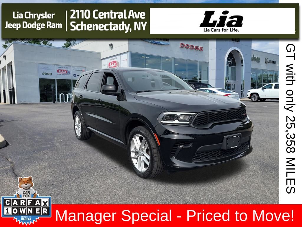 DB Black Crystal Clearcoat 2025 Dodge Durango SUV / Crossover All-Wheel Drive 8-Speed Automatic