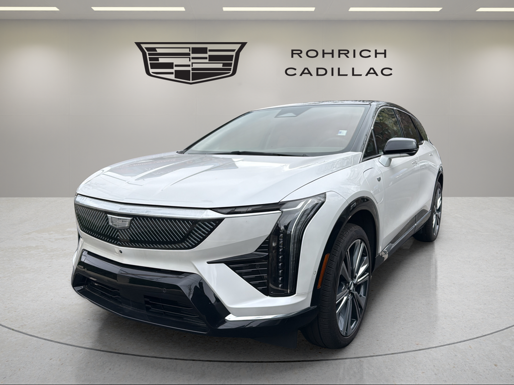 Crystal White 2025 Cadillac OPTIQ Luxury 2 AWD SUV / Crossover All-Wheel Drive 1-Speed Automatic