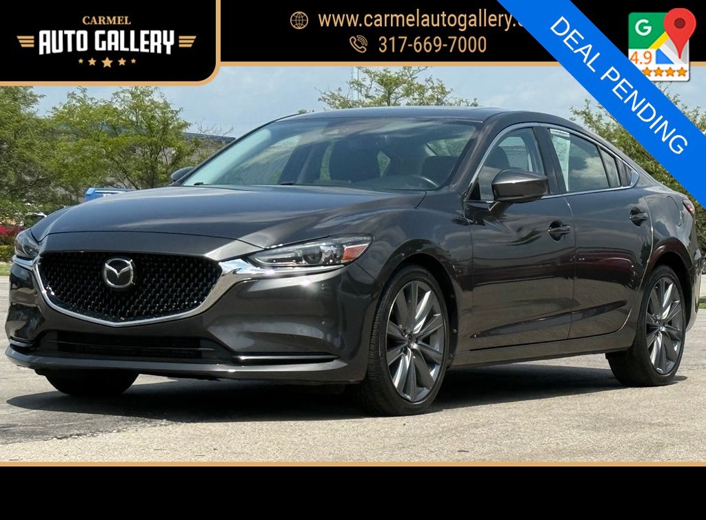 Machine Gray Metallic 2018 Mazda MAZDA6 Sedan Front-Wheel Drive 6-Speed Automatic