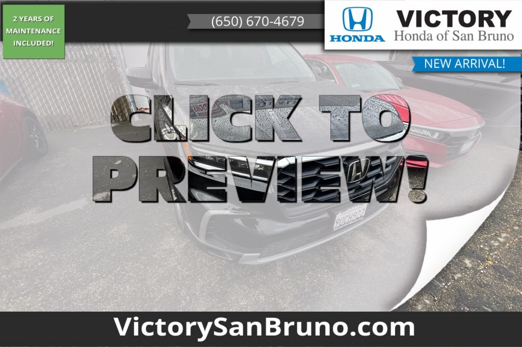 Black 2025 Honda Pilot EX-L FWD SUV / Crossover Front-Wheel Drive Automatic