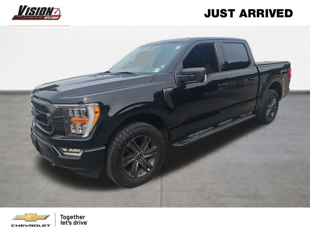 Black Metallic 2021 Ford F-150 Pickup Truck Four-Wheel Drive Automatic