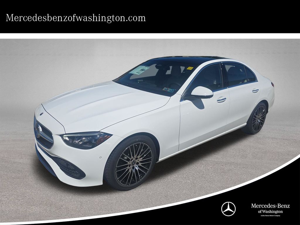 Polar White 2026 Mercedes-Benz C-Class Sedan All-Wheel Drive 9-Speed Automatic