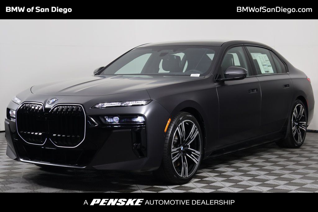 Gray (Frozen Deep Grey) 2026 BMW i7 Sedan Rear-Wheel Drive Automatic