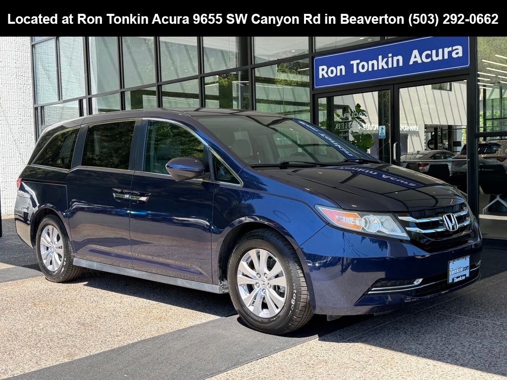 Black (Obsidian Blue Pearl) 2016 Honda Odyssey SE FWD Minivan Front-Wheel Drive 6-Speed Automatic