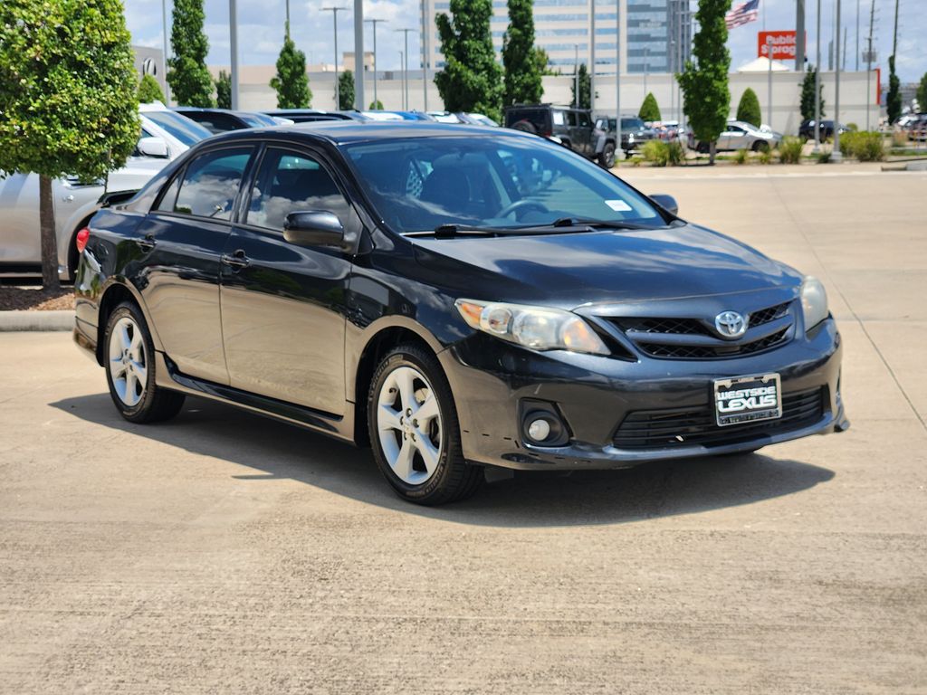 2013 Toyota Corolla S Black at Durrett Motor Company