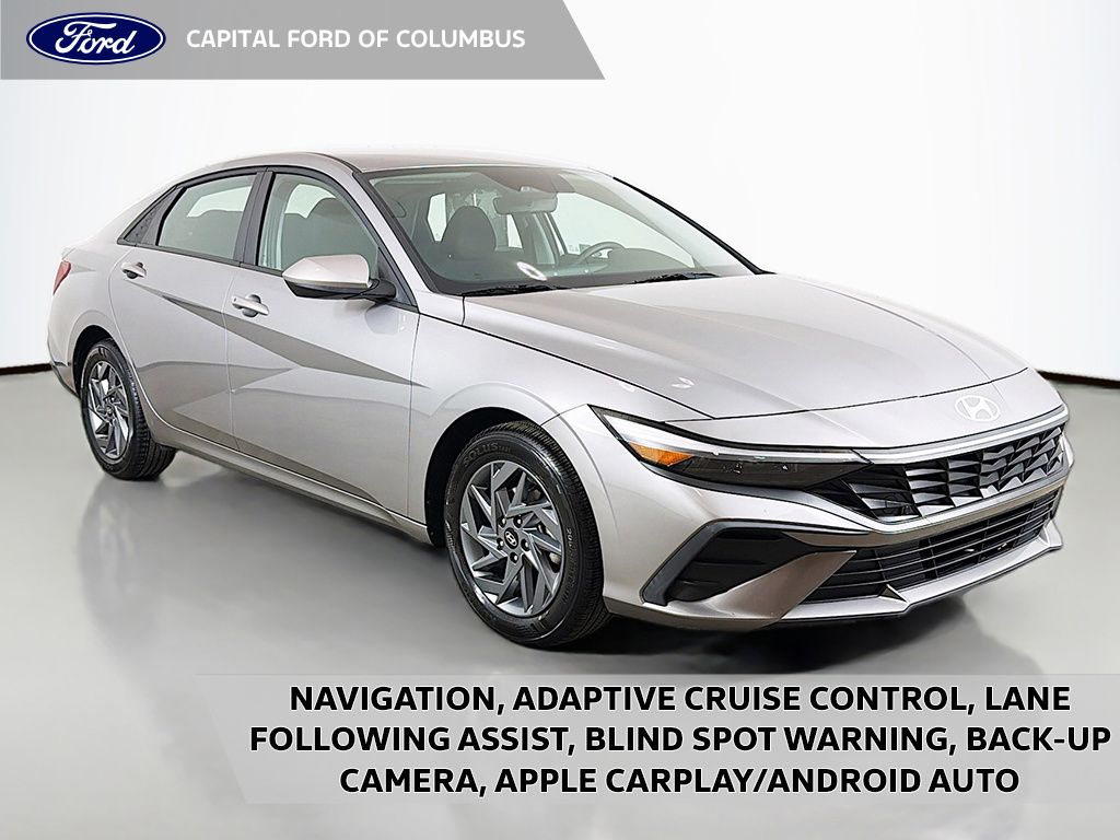 Fluid Metal 2024 Hyundai Elantra Sedan Front-Wheel Drive Continuously Variable Transmission