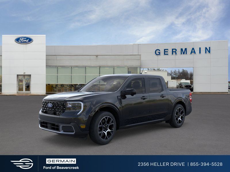 Shadow Black 2025 Ford Maverick Lariat SuperCrew AWD Pickup Truck All-Wheel Drive 8-Speed Automatic