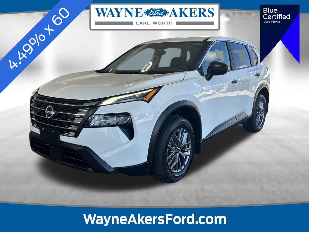 Glacier White 2024 Nissan Rogue SUV / Crossover All-Wheel Drive Continuously Variable Transmission