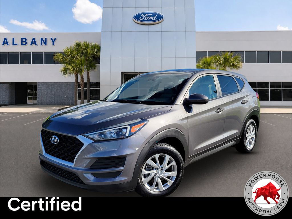 Gray (Magnetic Force Metallic) 2020 Hyundai Tucson SUV / Crossover All-Wheel Drive 6-Speed Automatic
