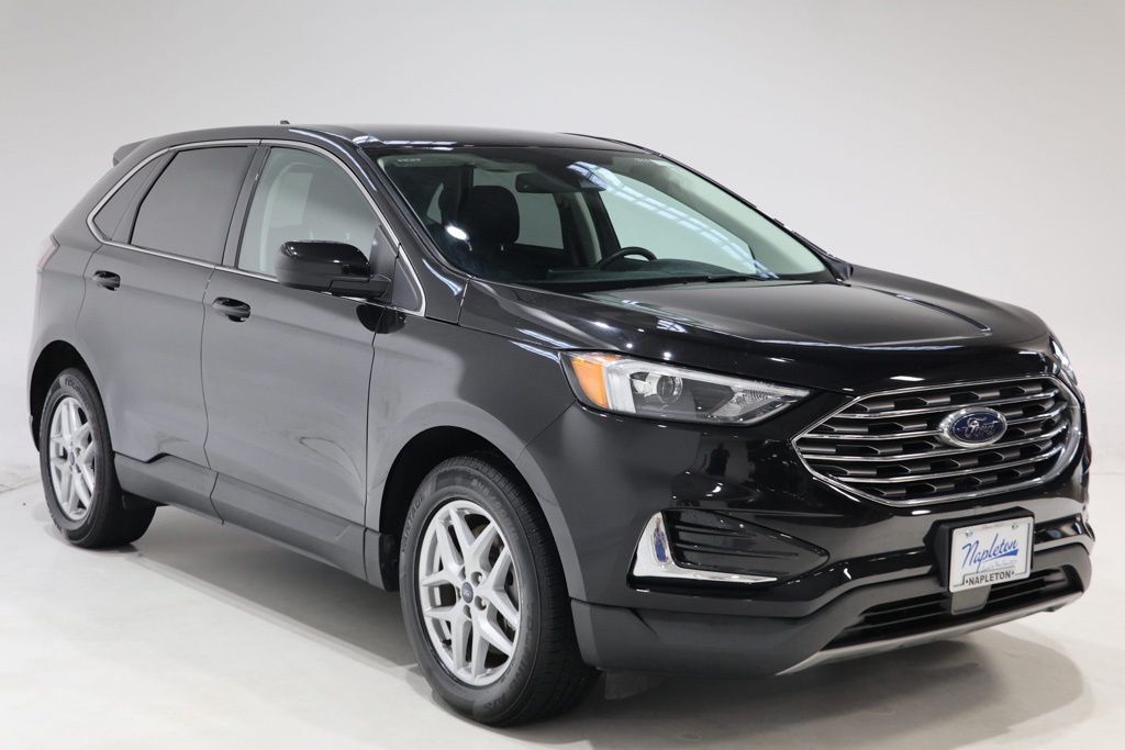 Black Metallic 2022 Ford Edge SUV / Crossover All-Wheel Drive 8-Speed Automatic