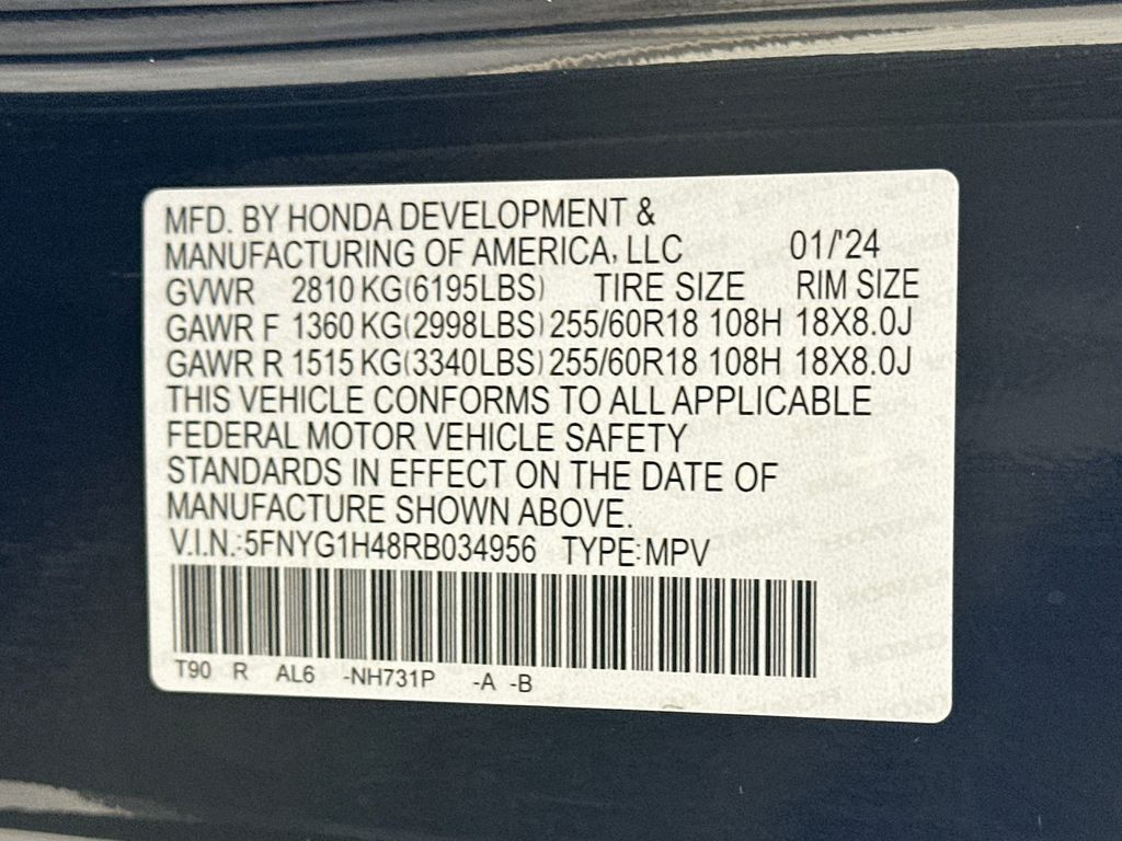 Thumbnail: 2024 Honda Pilot - 32
