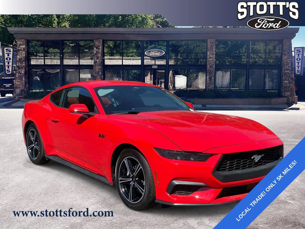 Race Red 2025 Ford Mustang Coupe Rear-Wheel Drive Automatic