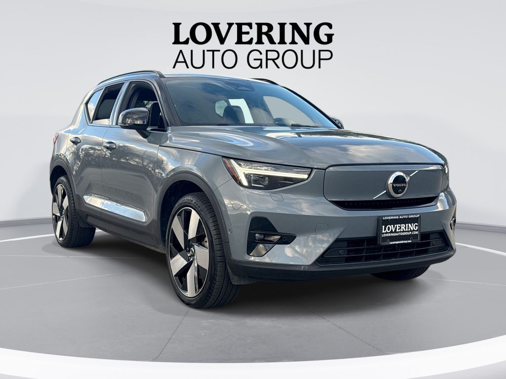 Thunder Gray Metallic 2023 Volvo XC40 Recharge Twin Ultimate eAWD SUV / Crossover All-Wheel Drive 1-Speed Automatic