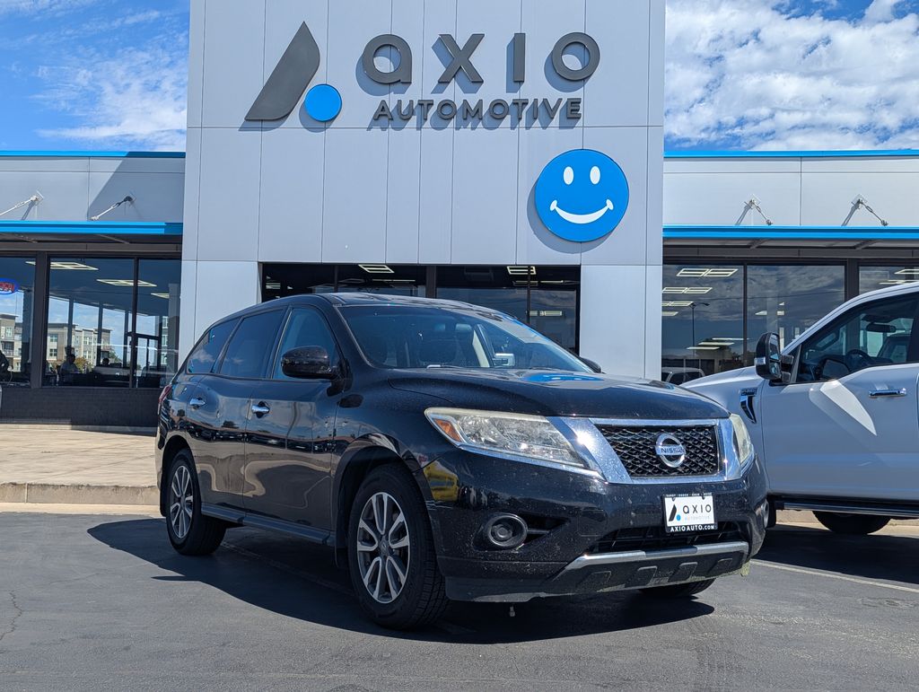 Super Black 2014 Nissan Pathfinder SUV / Crossover Front-Wheel Drive Continuously Variable Transmission