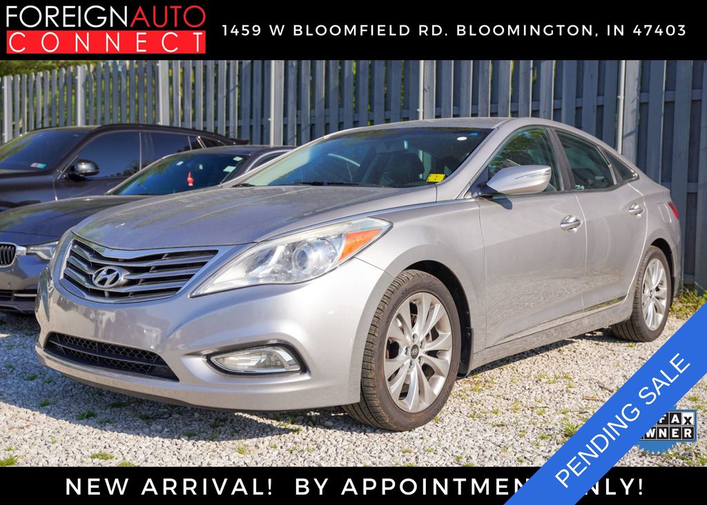 Hyper Silver Metallic 2012 Hyundai Azera FWD Sedan Front-Wheel Drive 6-Speed Automatic
